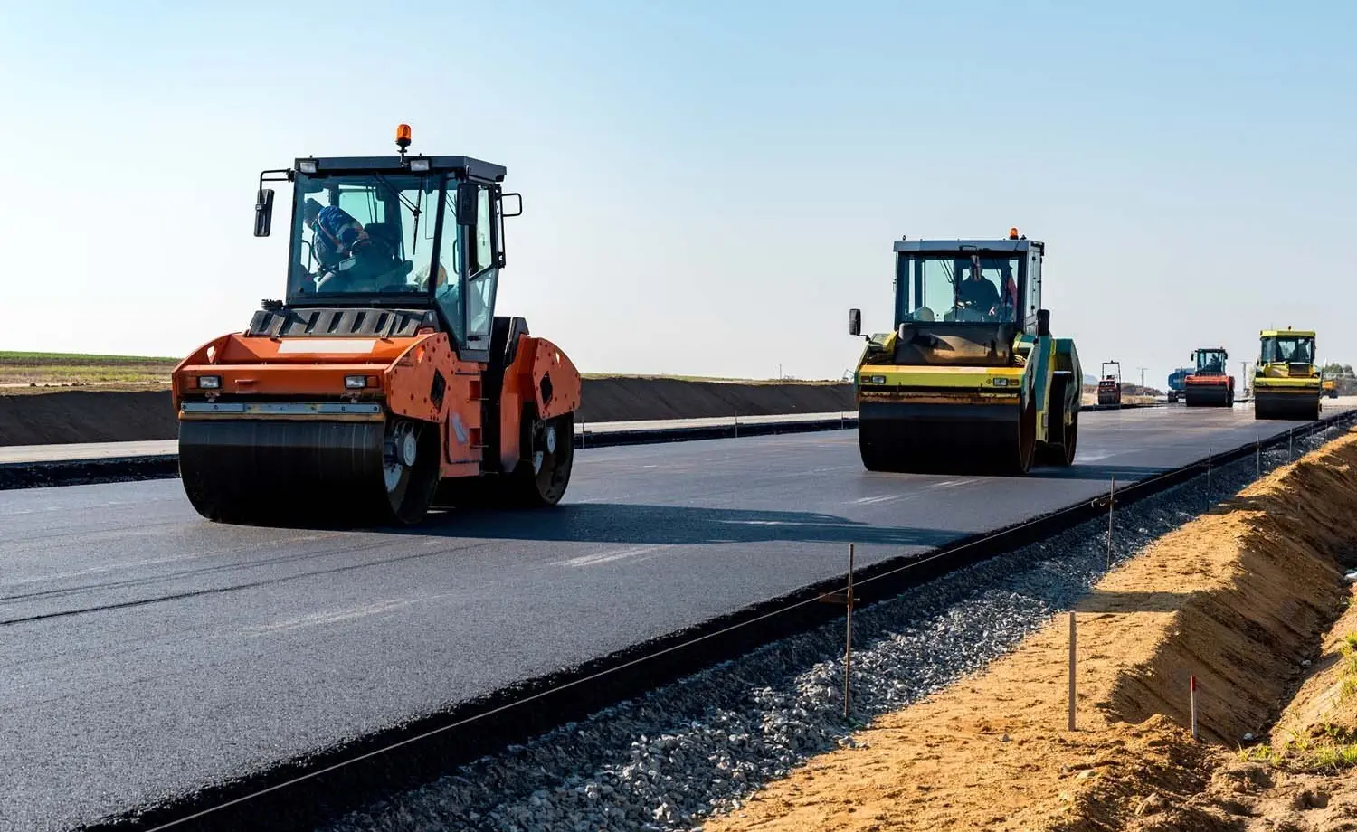 Road Construction Machinery Rental for Infrastructure Development